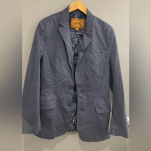 Red camel handcrafted blazer